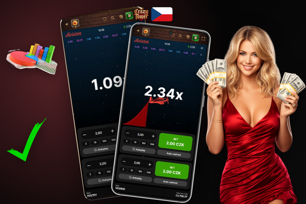 Crazytower Casino Aviator app v mobilním prohlížeči bez stahování aplikace