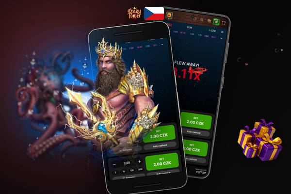 Aviator demo v Crazytower Casino na mobilu s virtuálními kredity zdarma