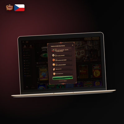 Registrace telefonem přes SMS kód pro nový účet v Crazytower Casino